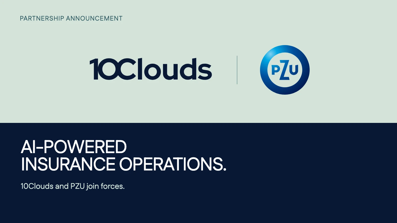 10Clouds Financial Institutions and PZU partnership announcement