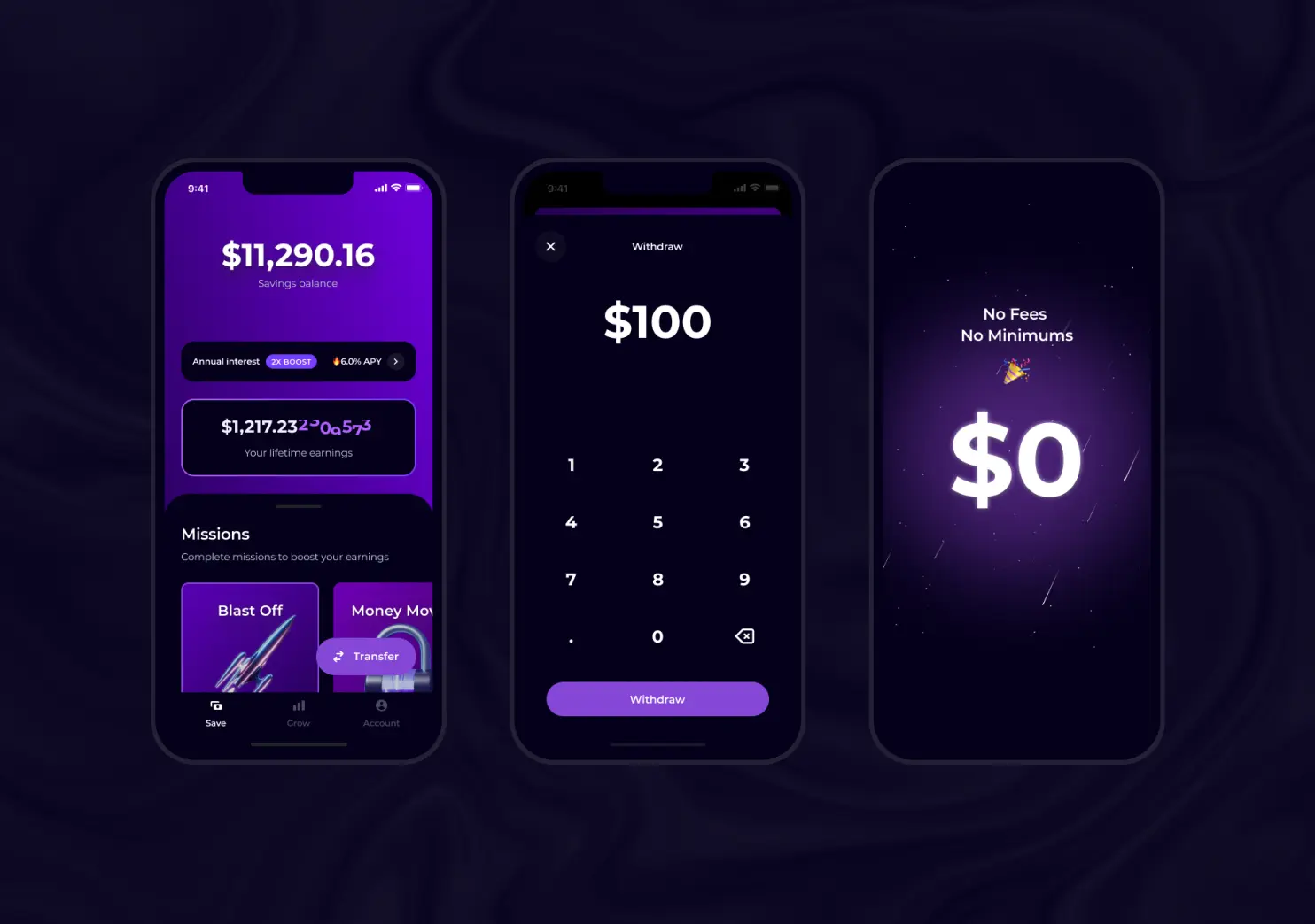Crescent App Designs