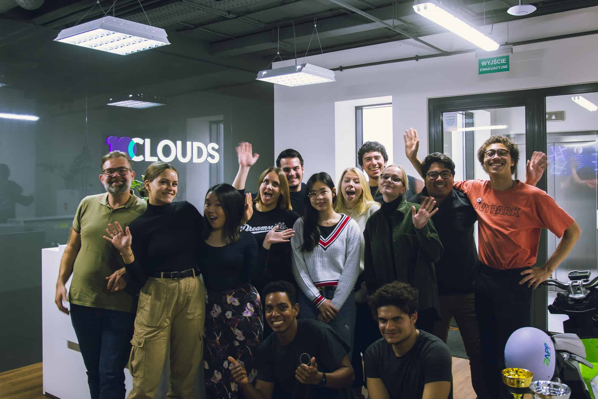 10Clouds welcomes a group of work experience students from IAMCore in Amsterdam